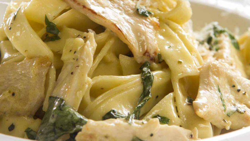 Chicken fettucine-alfredo